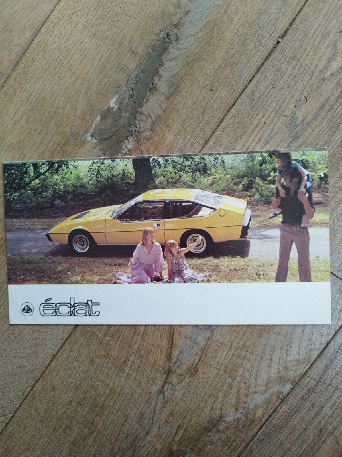 Lotus Éclat brochure uit 1976 - Engels, 6 pagina's, Lotus, Ophalen of Verzenden, Zo goed als nieuw, Overige merken