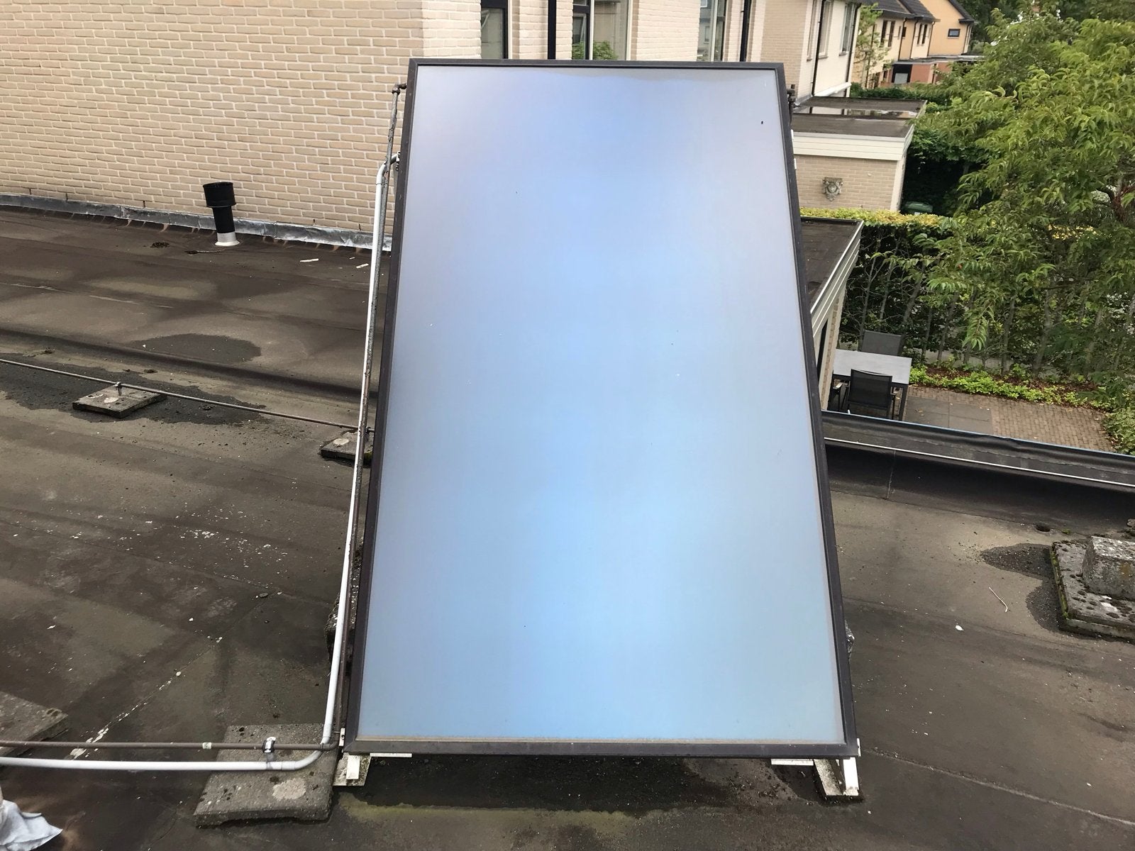 Zonnecollector systeem voor warm water van het Duitse OEG, Ophalen, Gebruikt, Collector