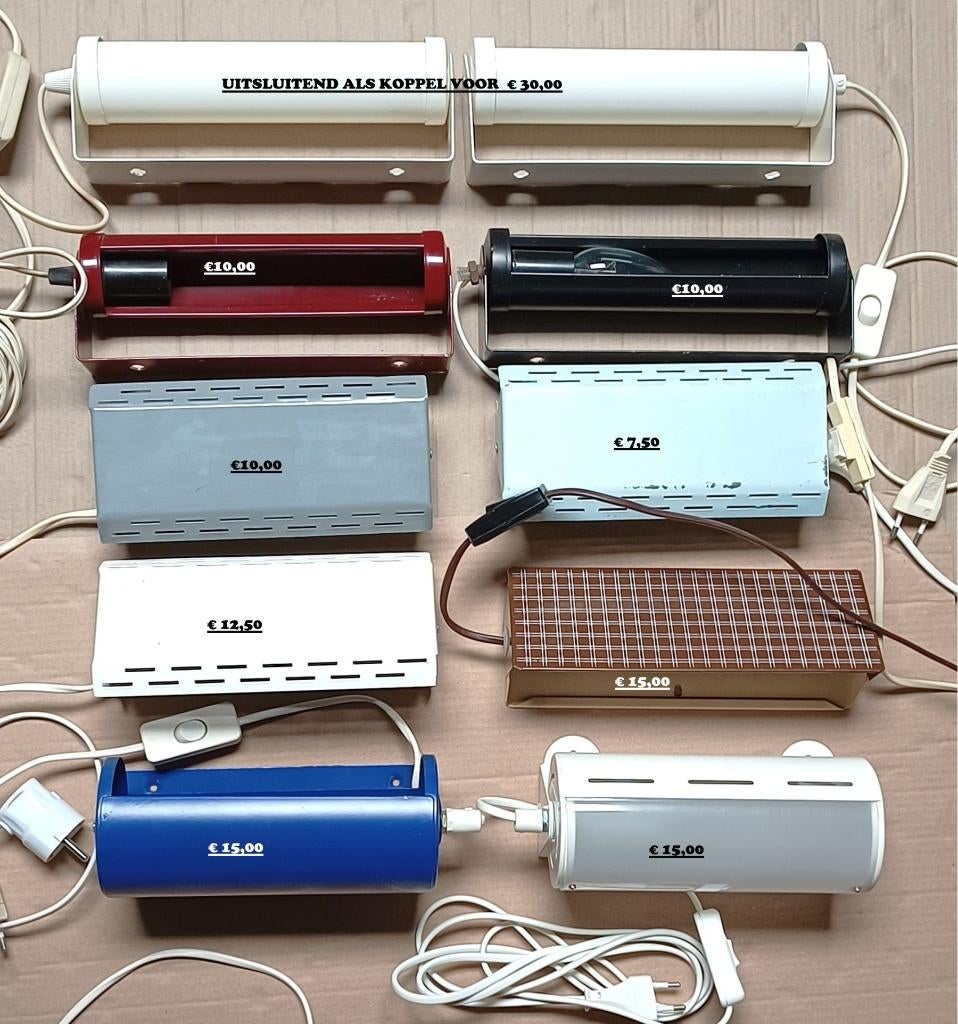 vintage  bedlampen  - wandlampen -G&G - Massive - IKEA  e.a., Huis en Inrichting, Lampen | Wandlampen, Ophalen of Verzenden, Gebruikt