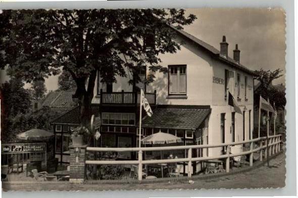 Oud Loosdrecht Hotel Café Restaurant De Nieuwe Brug, Verzenden, 1940 tot 1960, Gelopen, Noord-Holland