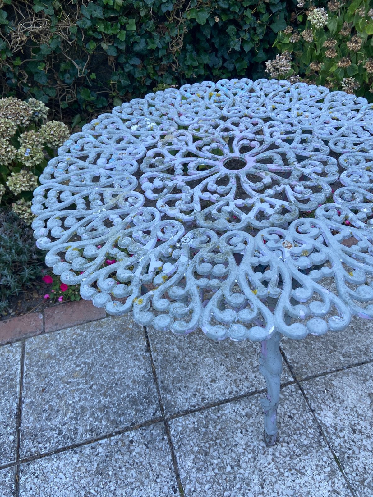 Tuintafel aluminium, Ophalen, Gebruikt