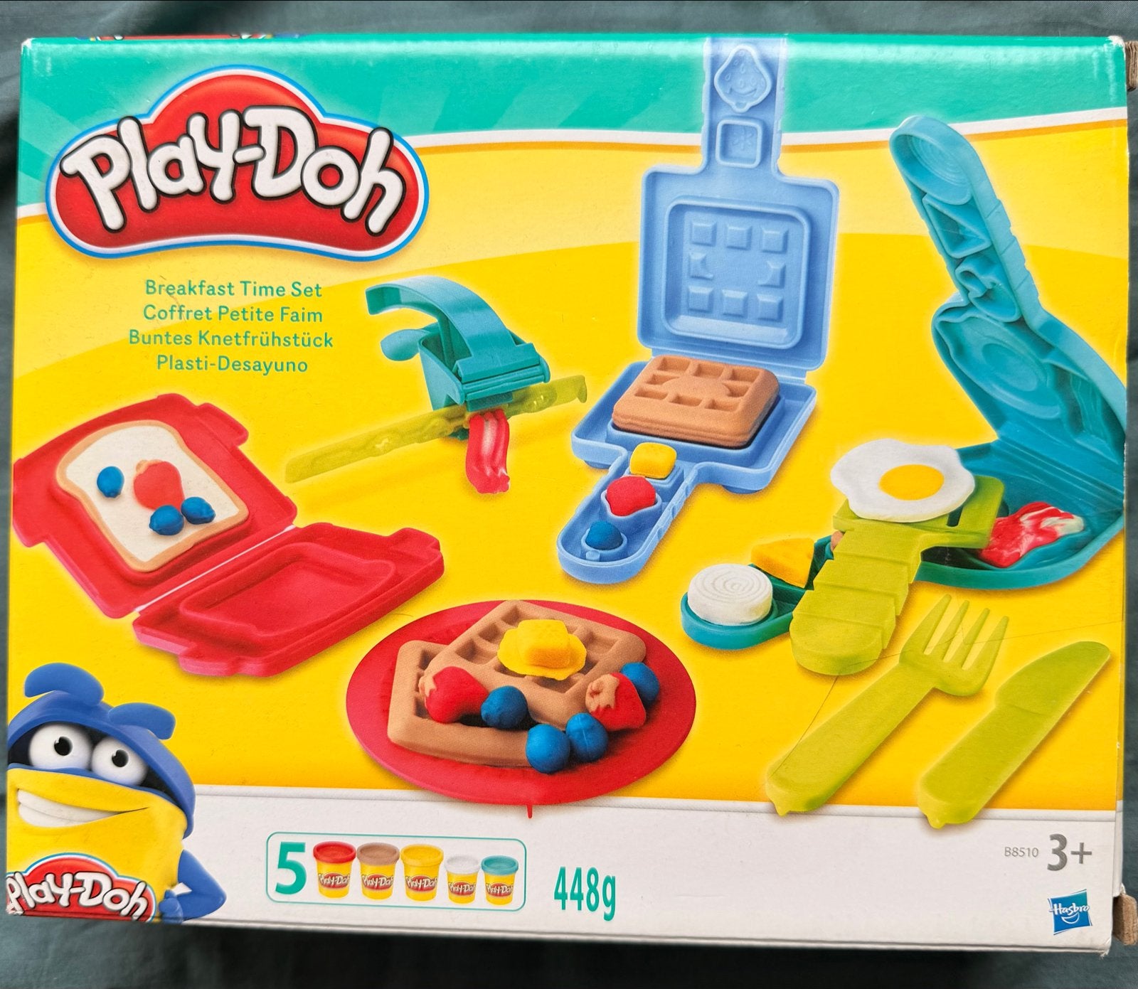 Play-Doh Breakfast Time Set met extra kleivormpjes, Ophalen of Verzenden, Gebruikt, Overige typen