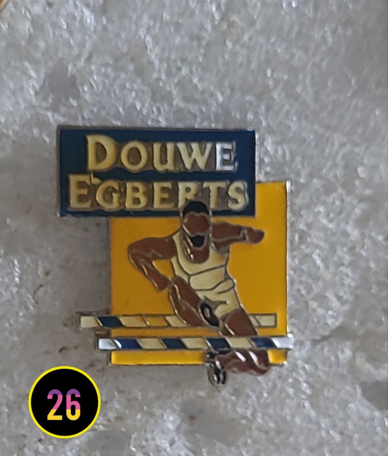 Vintage Douwe Egberts Hordeloper Pin, Ophalen of Verzenden, Gebruikt