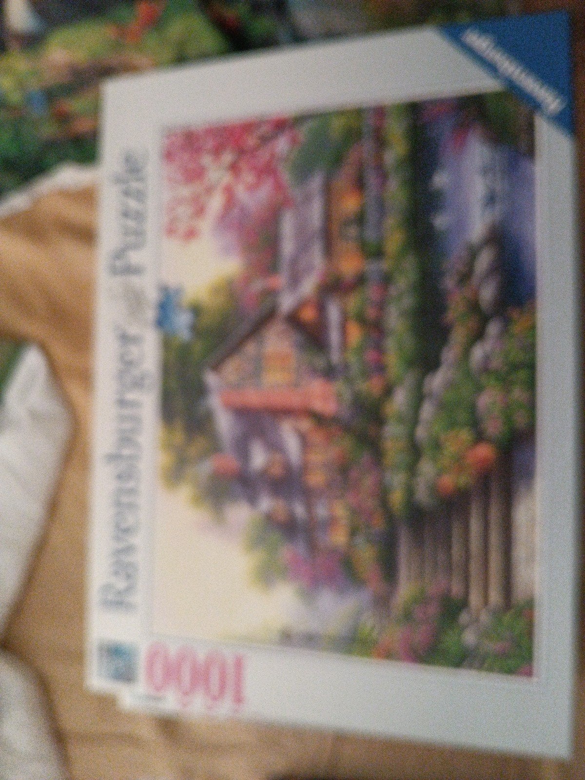 Ravensburger Legpuzzel 1000 stukjes - Bloemenhuisje, Ophalen, 500 t/m 1500 stukjes, Gebruikt, Legpuzzel