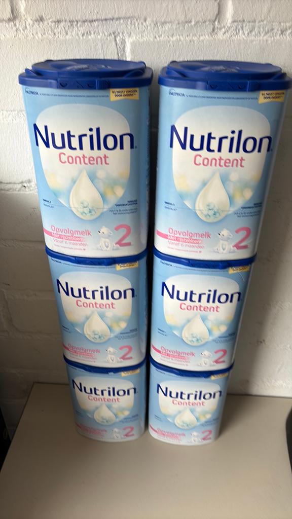 Nutrilon Content Opvolgmelk 2 - 6 bussen, Ophalen of Verzenden, Nieuw, Overige typen