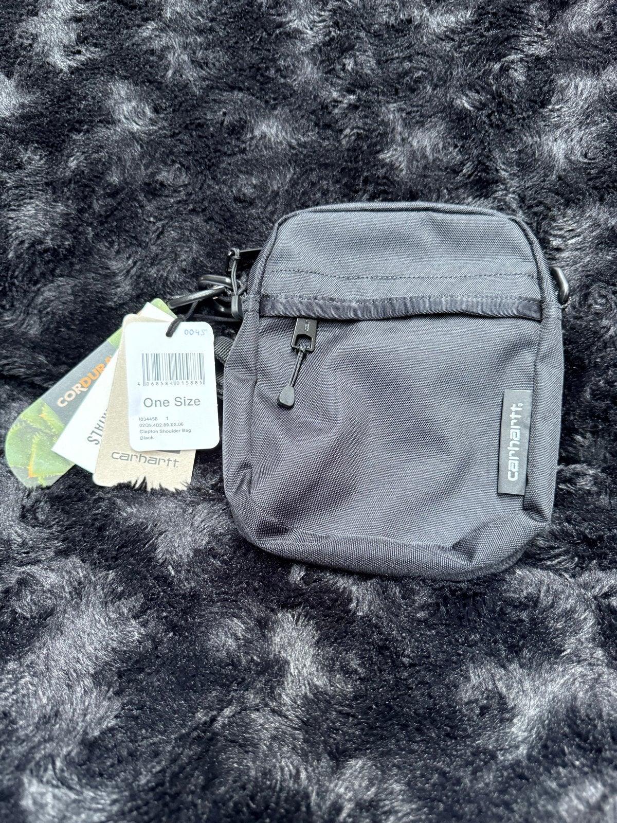 Carhartt WIP Clapton Shoulder Bag Zwart - Nieuw met labels, Ophalen of Verzenden, Nieuw, Zwart