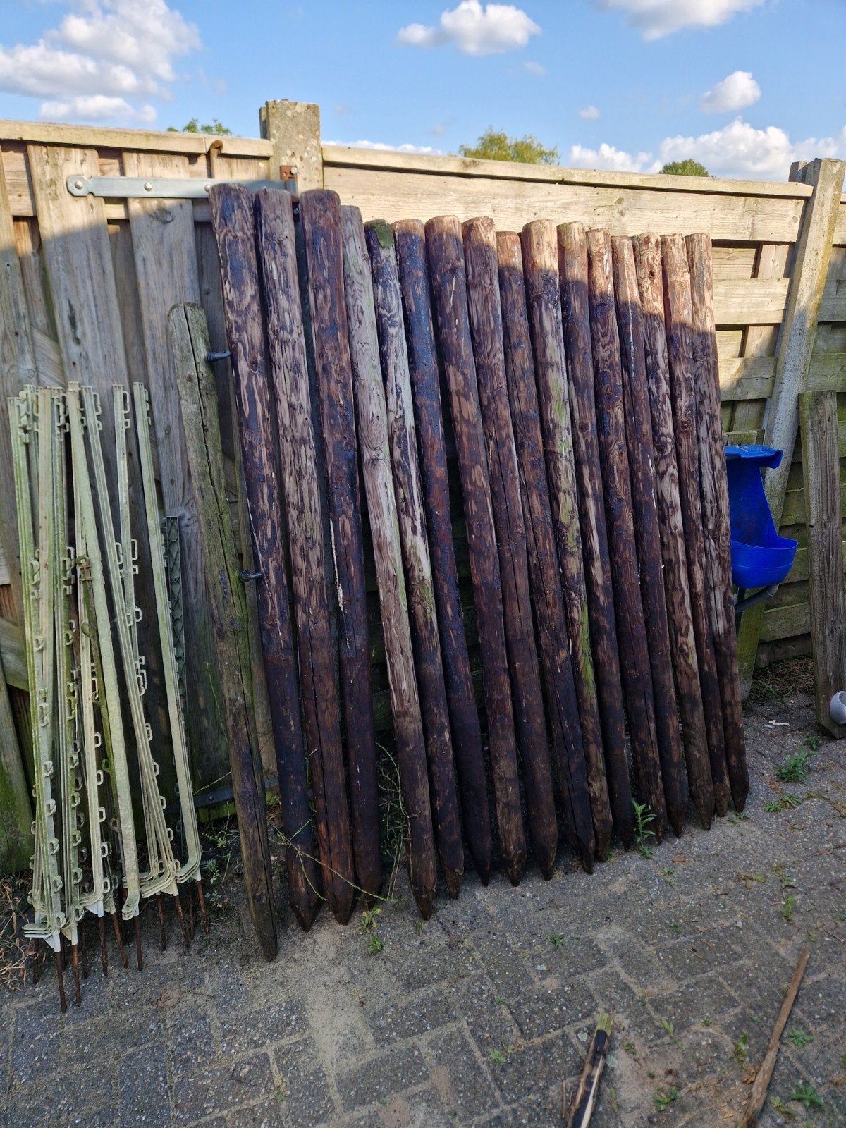 Rikkepalen - Houten palen voor hekwerk of afrastering