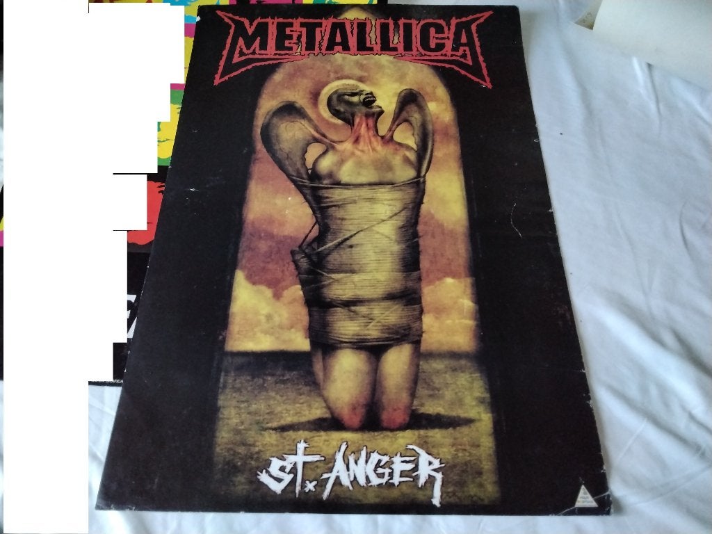 Poster Metallica St Anger Collector Item, Verzamelen, Ophalen of Verzenden, Gebruikt, A1 t/m A3, Film en Tv