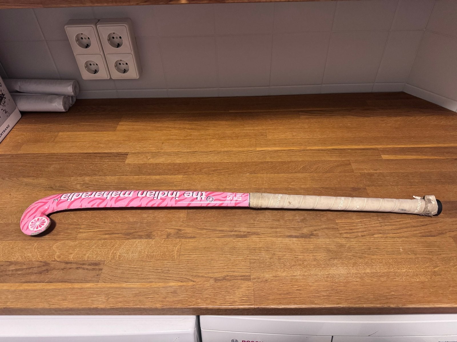 Complete Hockeyset: Stick, Ballen & Brabo Tas met Glitters, Ophalen of Verzenden, Gebruikt, Stick