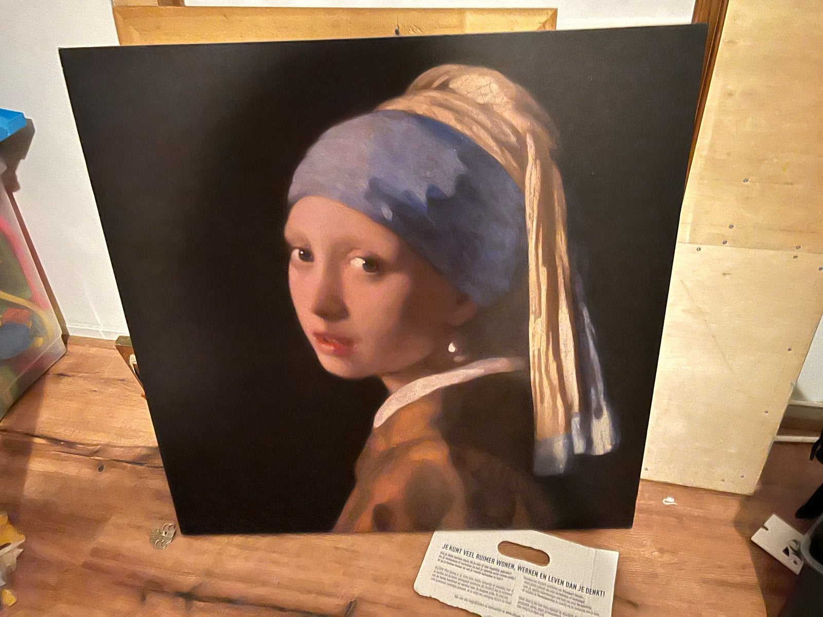 Canvas Meisje met de Parel - kwantum, Ophalen, Doek, Portret of Personen, Klassiek