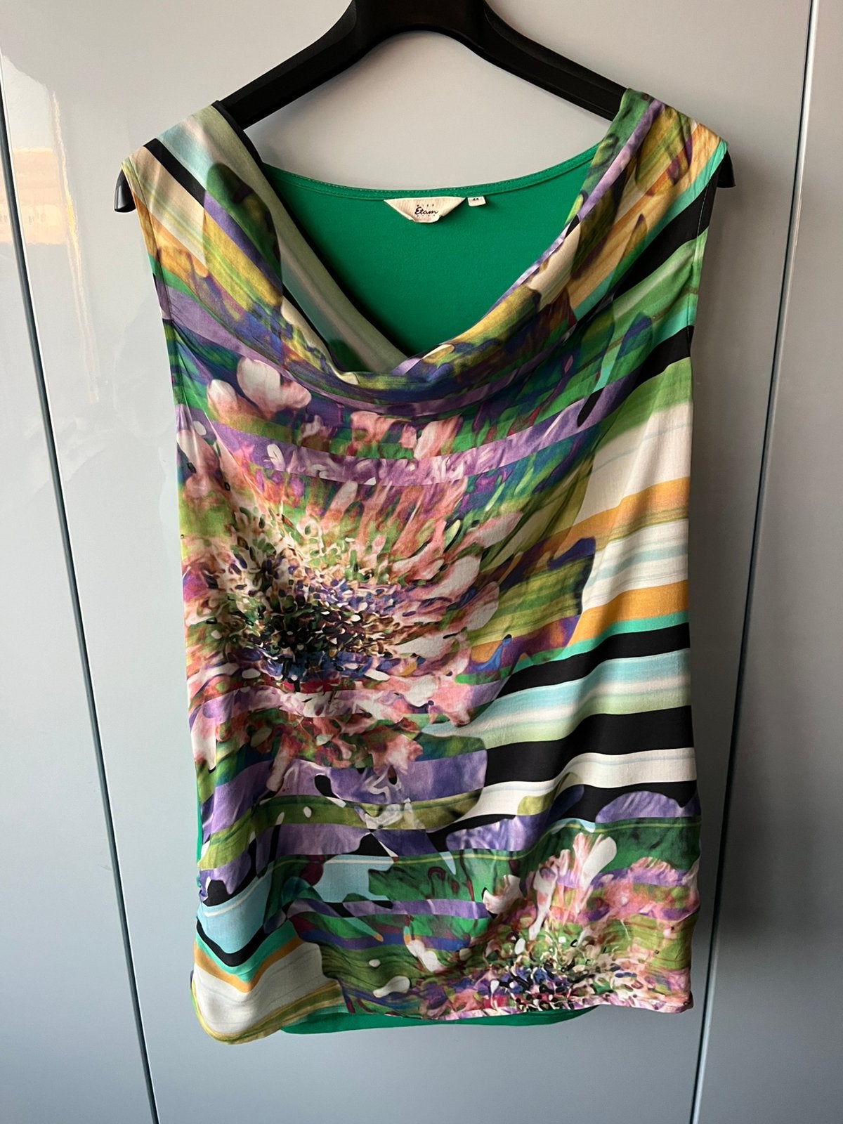 Miss etam tuniek maat 44 groen en meerkleurig, Kleding | Dames, Ophalen of Verzenden, Zo goed als nieuw, Maat 42/44 (L), Groen