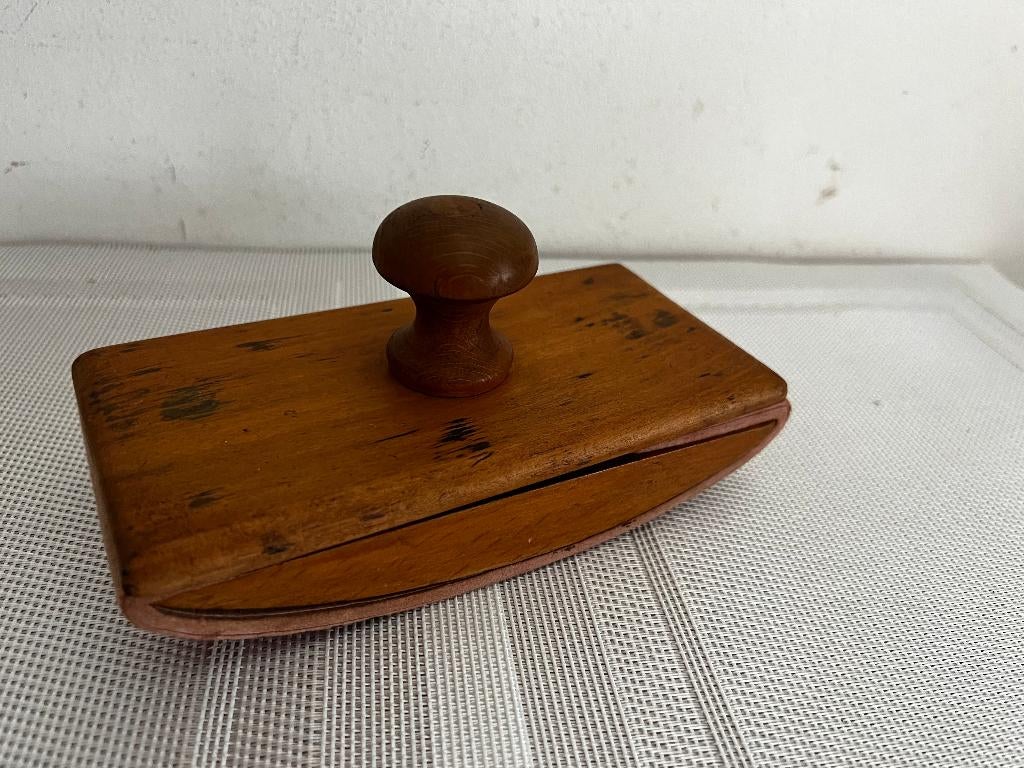 Ouderwetse houten vloeihobbel, Antiek en Kunst, Ophalen of Verzenden