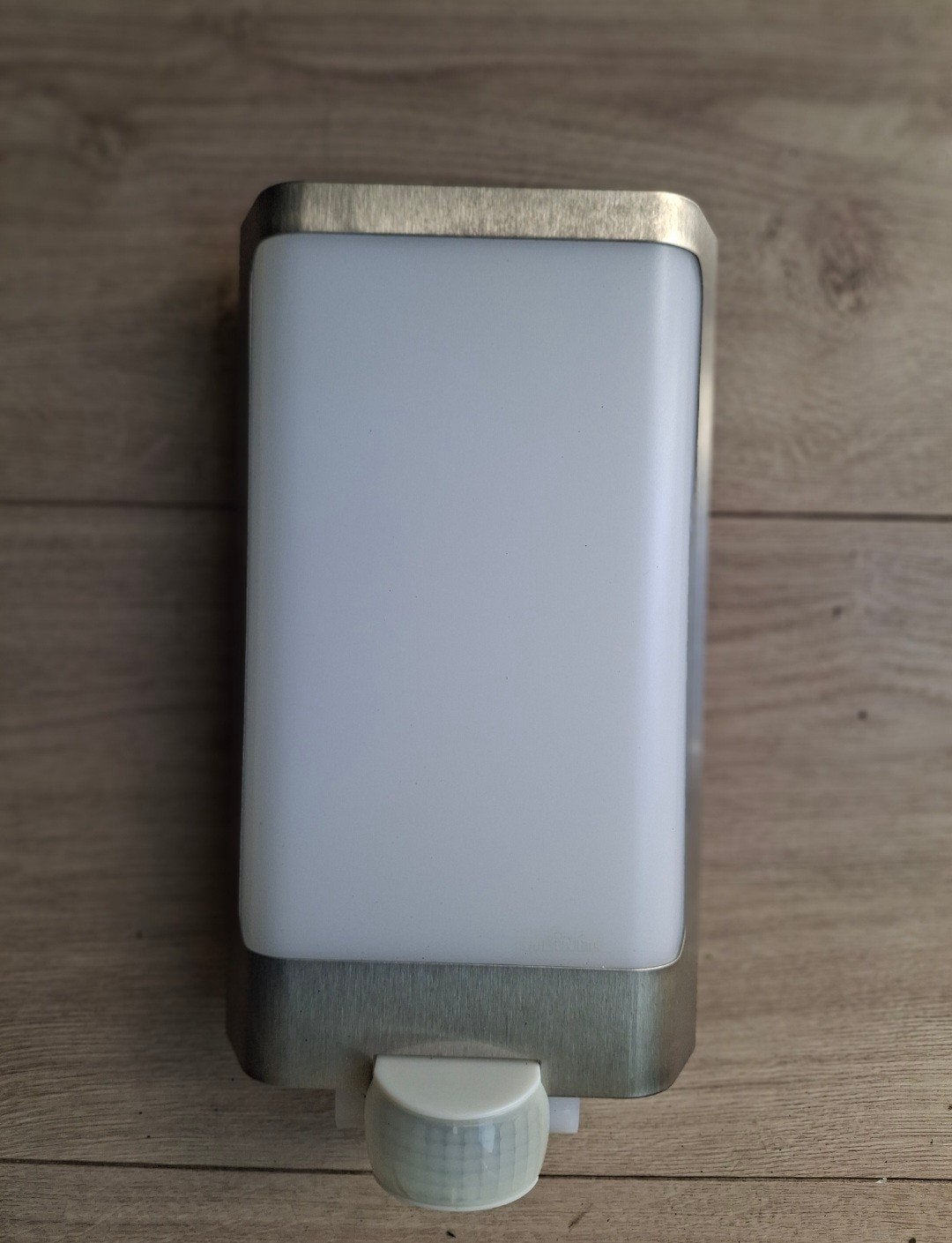 Steinel Buitenlamp met Bewegingssensor - RVS Look, Gebruikt, Minder dan 50 watt, Wandlamp, Ophalen of Verzenden