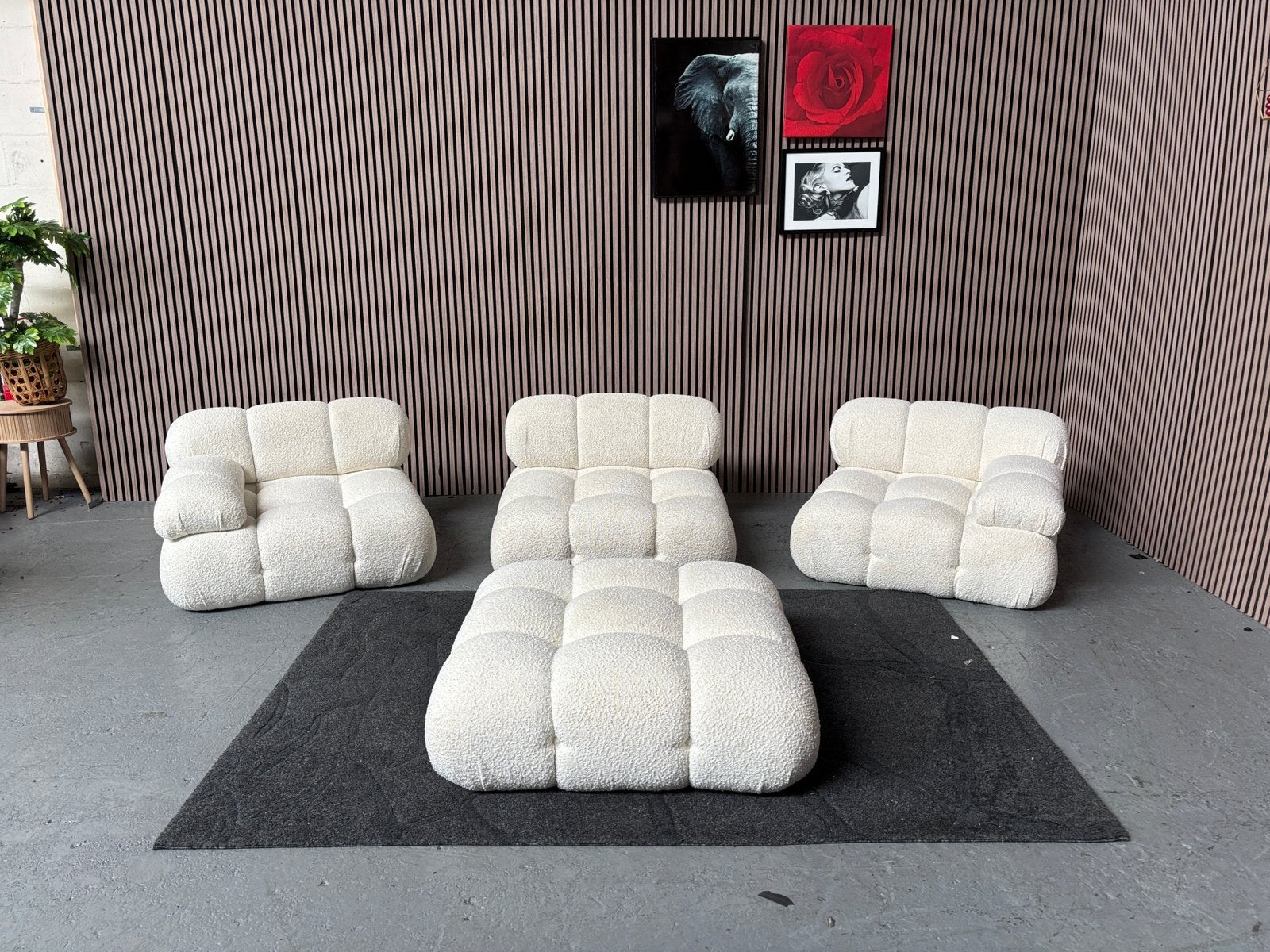 GRATIS LEVERING Japandi Elementenbank 295x90 GEREINIGD, 250 tot 300 cm, Hoekbank, 75 tot 100 cm, Ophalen of Verzenden