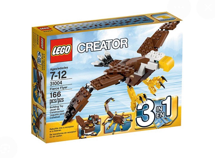 Lego creator flitsende vlieger 3 in en 1!, Lego, Compleet, Ophalen of Verzenden, Zo goed als nieuw