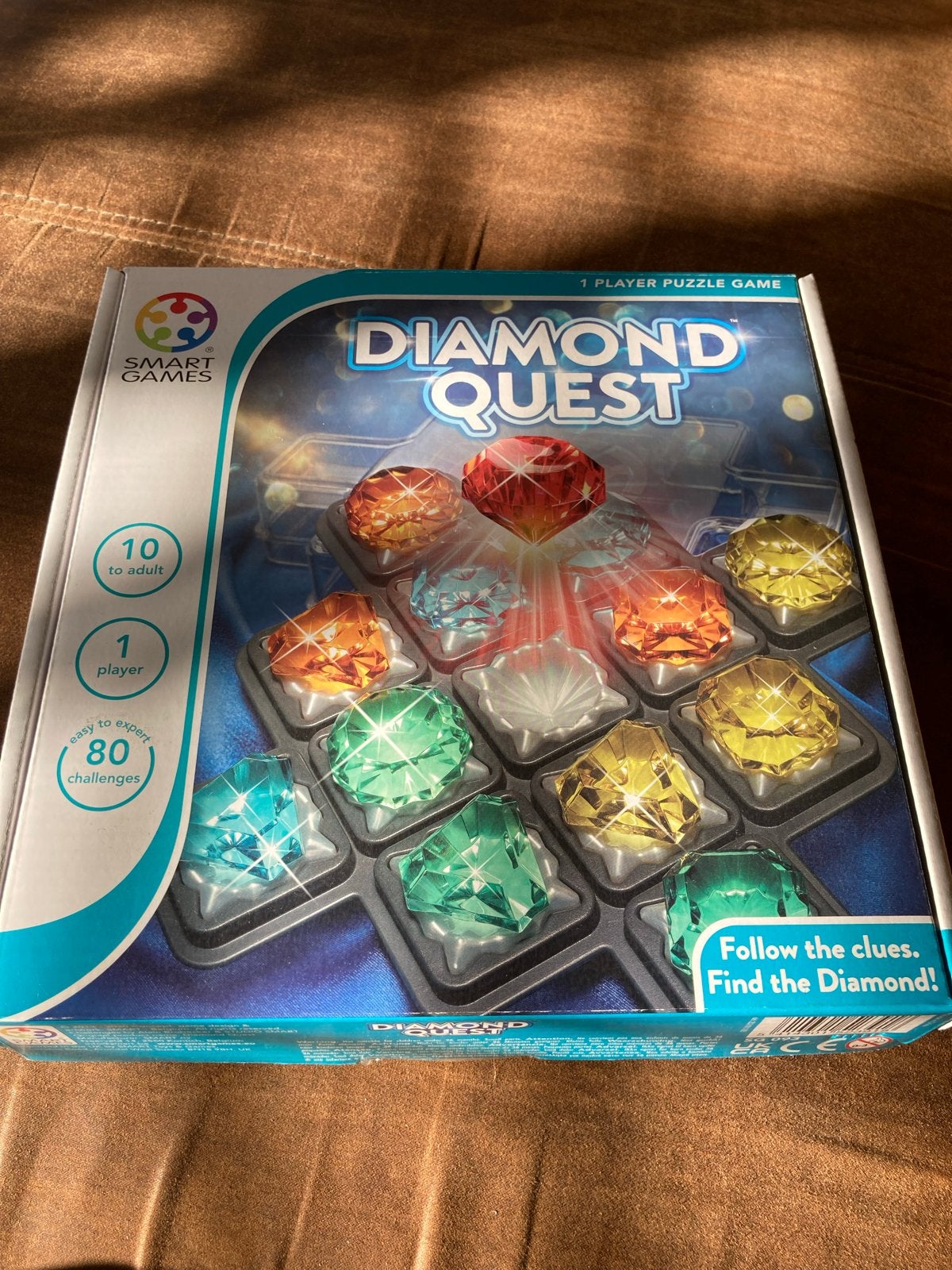 SmartGames Diamond Quest - Logisch Puzzelspel, Een of twee spelers, Ophalen of Verzenden, Zo goed als nieuw