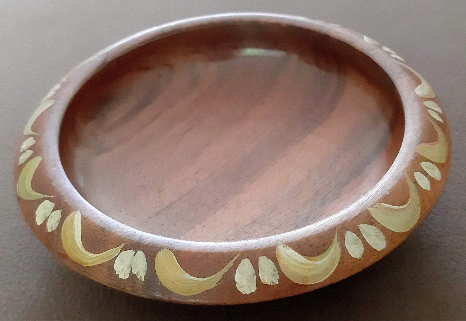 Vintage teakhouten pinda schaaltje, Verzamelen, Retro, Ophalen of Verzenden