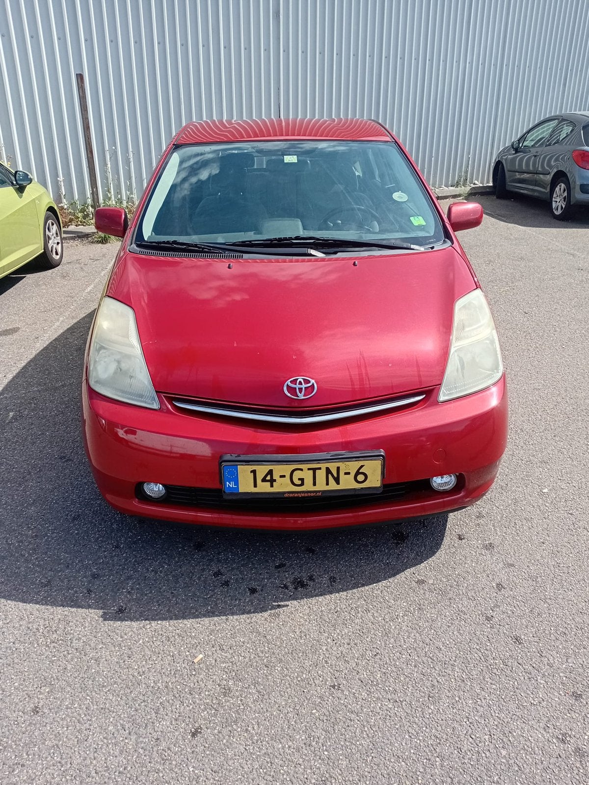 Toyota Prius 1.5 HSD 2008 Rood, Auto's, 1497 cc, 4 cilinders, 23 km/l, Origineel Nederlands