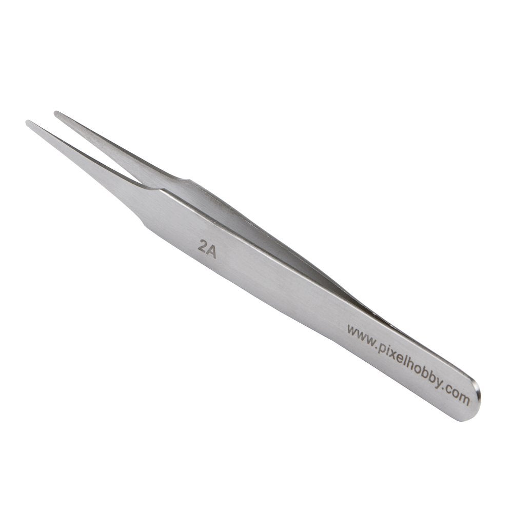 Pixelhobby pincet ijzer ronde punt 12,5 cm lang 1 cm breed, ., Gereedschap of Toebehoren, Nieuw, Ophalen of Verzenden
