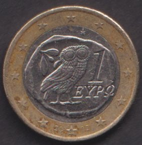 1 € munt Griekenland 2002. ADV. no.30 S., Verzenden, Griekenland, 1 euro, Losse munt