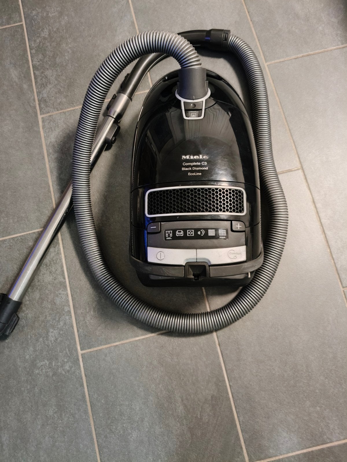 Miele Complete C3 Black Diamond Ecoline Stofzuiger, Witgoed en Apparatuur, Stofzuigers, Stofzak, Gebruikt, Ophalen of Verzenden
