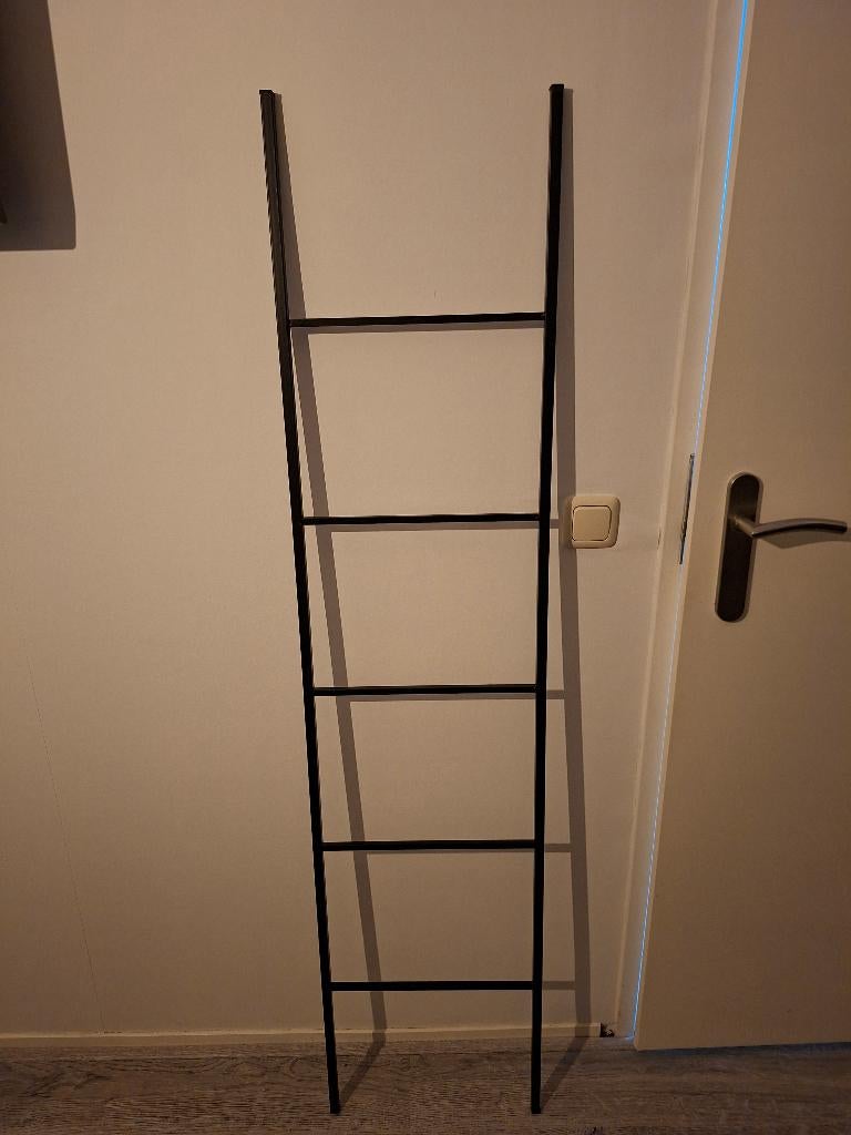 Decoratie ladder metaal, Ophalen, Zo goed als nieuw, Zwart