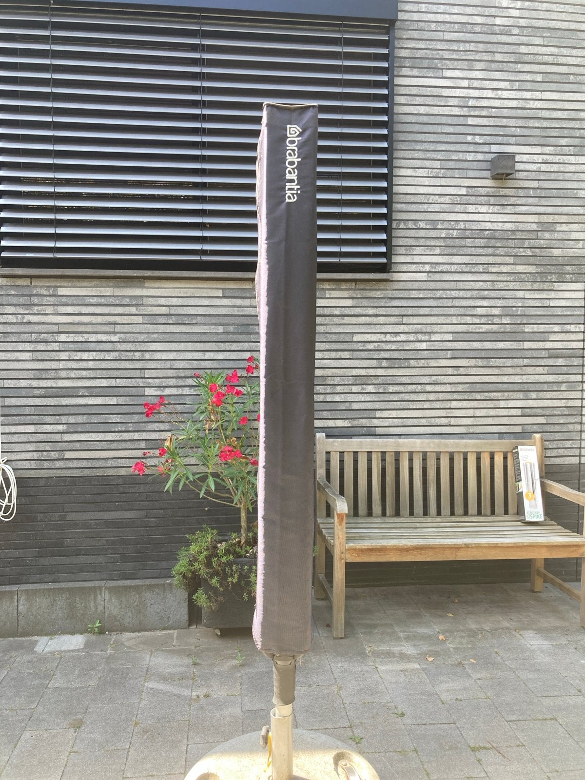 Brabantia droogmolen met hoes en grondanker, Ophalen, Gebruikt, Droogmolen