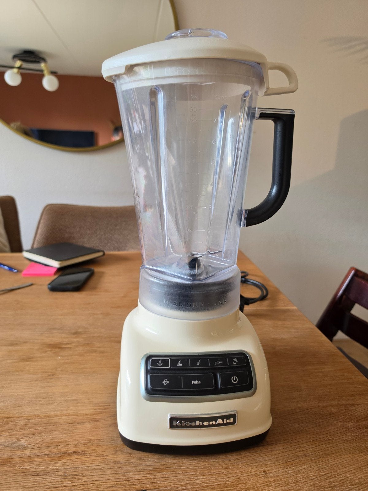 KitchenAid Diamond Blender - Crème, Ophalen of Verzenden, Gebruikt, Blender