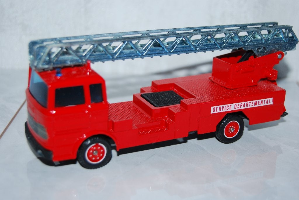 Solido Brandweer Ladderwagen, Ophalen of Verzenden, Zo goed als nieuw, Bus of Vrachtwagen