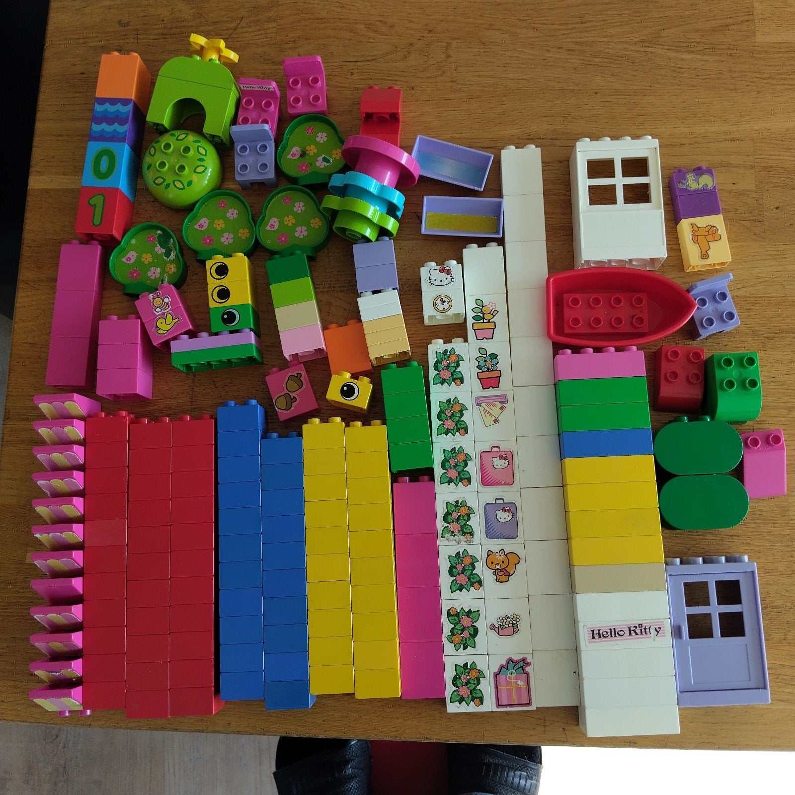 Grote partij diverse bouwblokken Duplo, Kinderen en Baby's, Speelgoed | Duplo en Lego, Ophalen of Verzenden, Gebruikt, Losse stenen