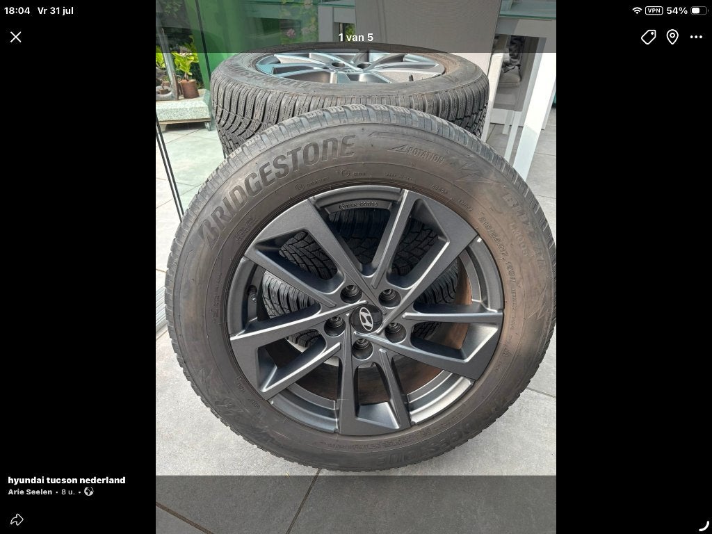 Winterbanden Hyundai, Ophalen, 17 inch, Winterbanden, Band(en)