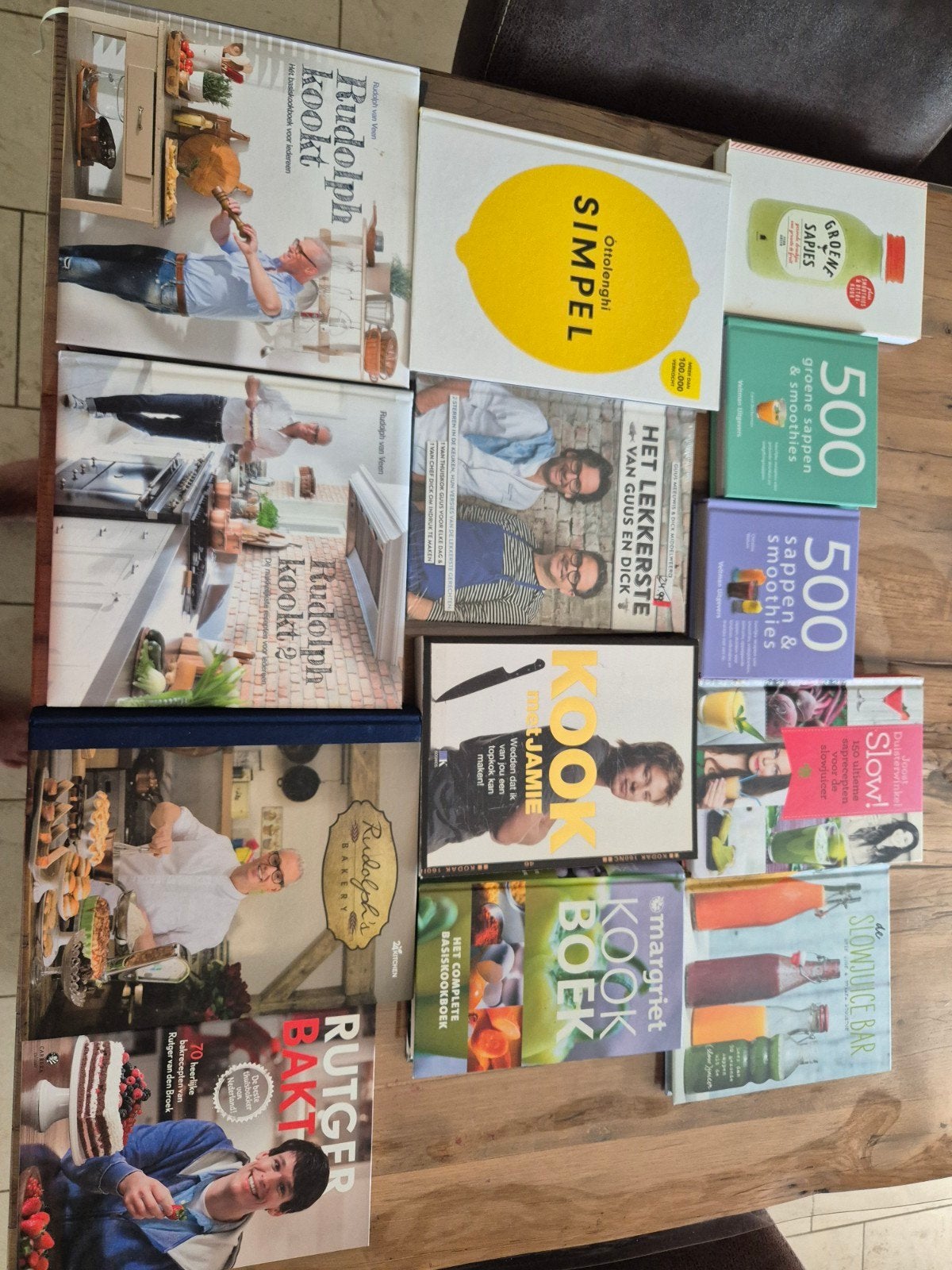 Kookboeken collectie: Rudolph, Ottolenghi, Jamie Oliver, Hoofdgerechten, Europa, Gezond koken, Ophalen