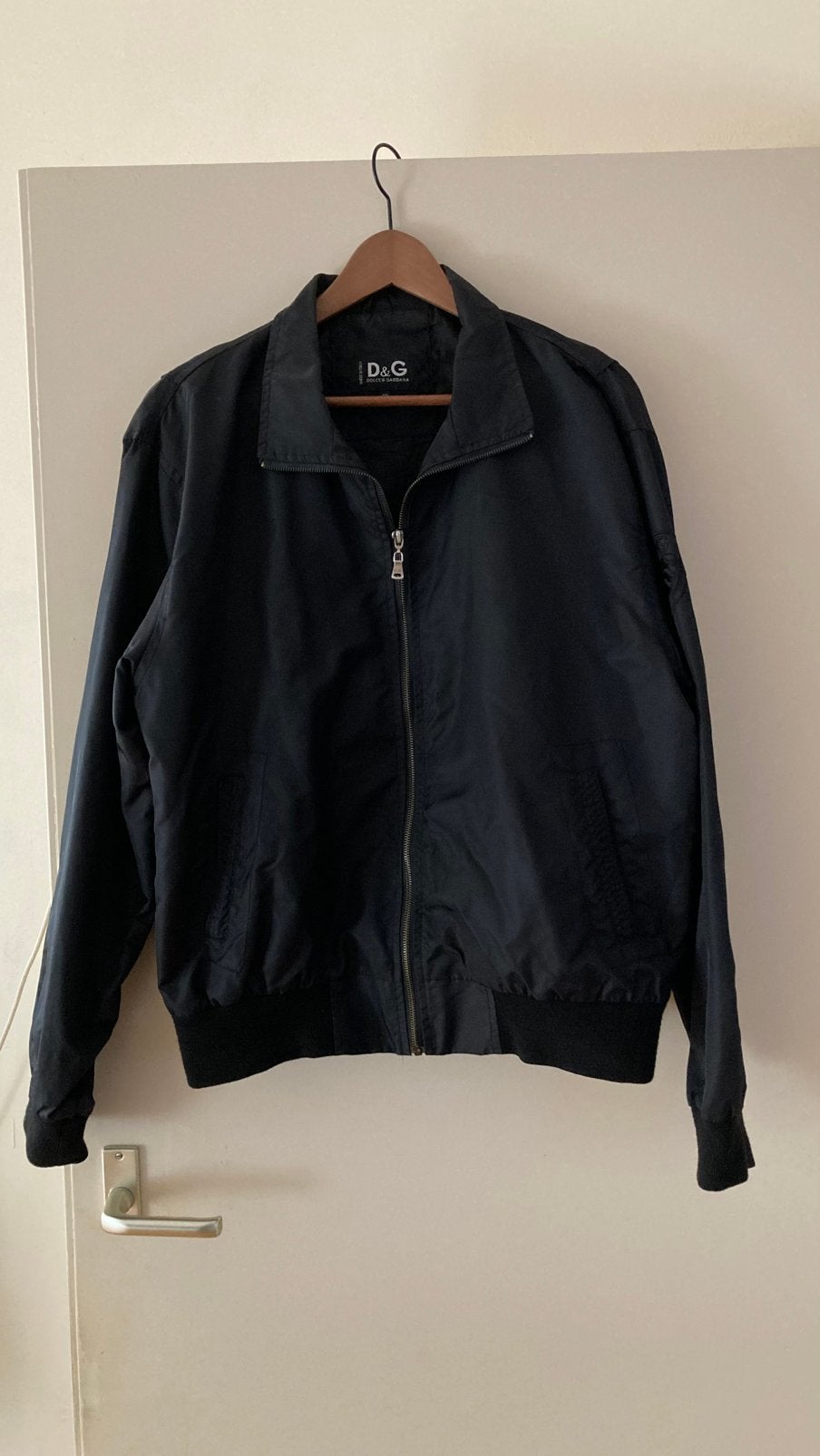 D&G Dolce & Gabbana Vintage Bomberjack Zwart Maat XL, Ophalen of Verzenden, Zo goed als nieuw, Maat 56/58 (XL), Zwart