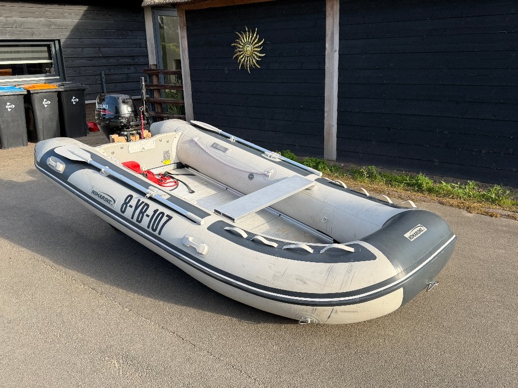 Nimarine 350 Alu rubberboot + Suzuki 20pk buitenboord motor, Ophalen, Aluminium, Gebruikt, Inclusief motor