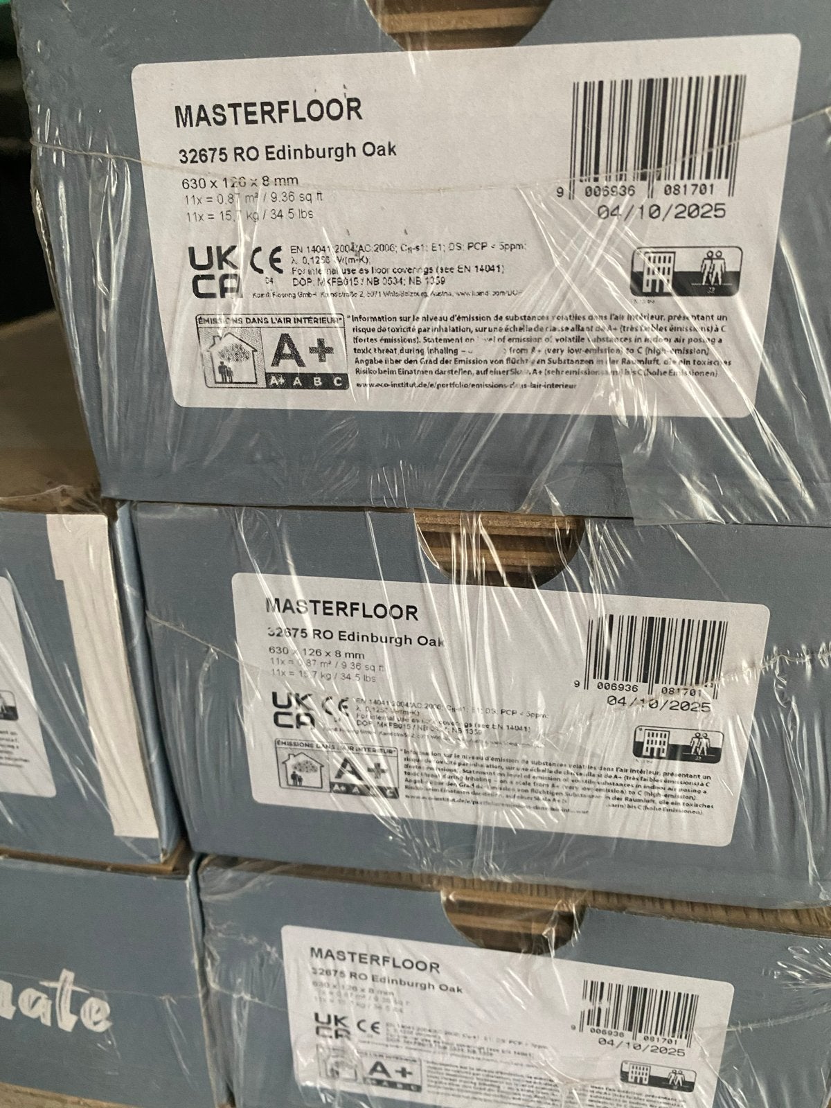 7 pakken Masterfloor laminaat Edinburgh Oak - Nieuw visgraat, Ophalen, 50 tot 150 cm, Nieuw, 5 tot 10 m²