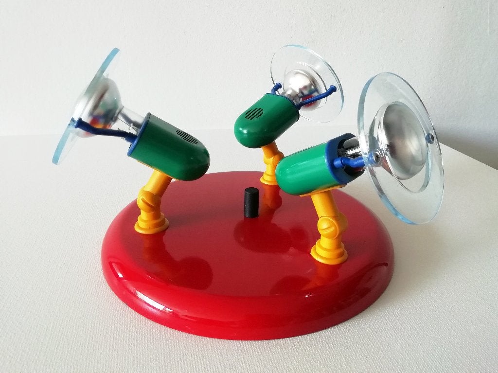 Plafondlamp Memphis-stijl Mobo Light Holland, Huis en Inrichting, Lampen | Plafondlampen, Gebruikt, Vintage, Plafondspot, Ophalen of Verzenden