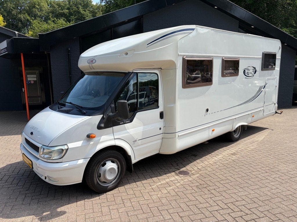 Ford Transit  2.4 FT 350L LMC Camper, Caravans en Kamperen, Automaat, Buscamper of Camperbus, Tot en met 2, Bedrijf