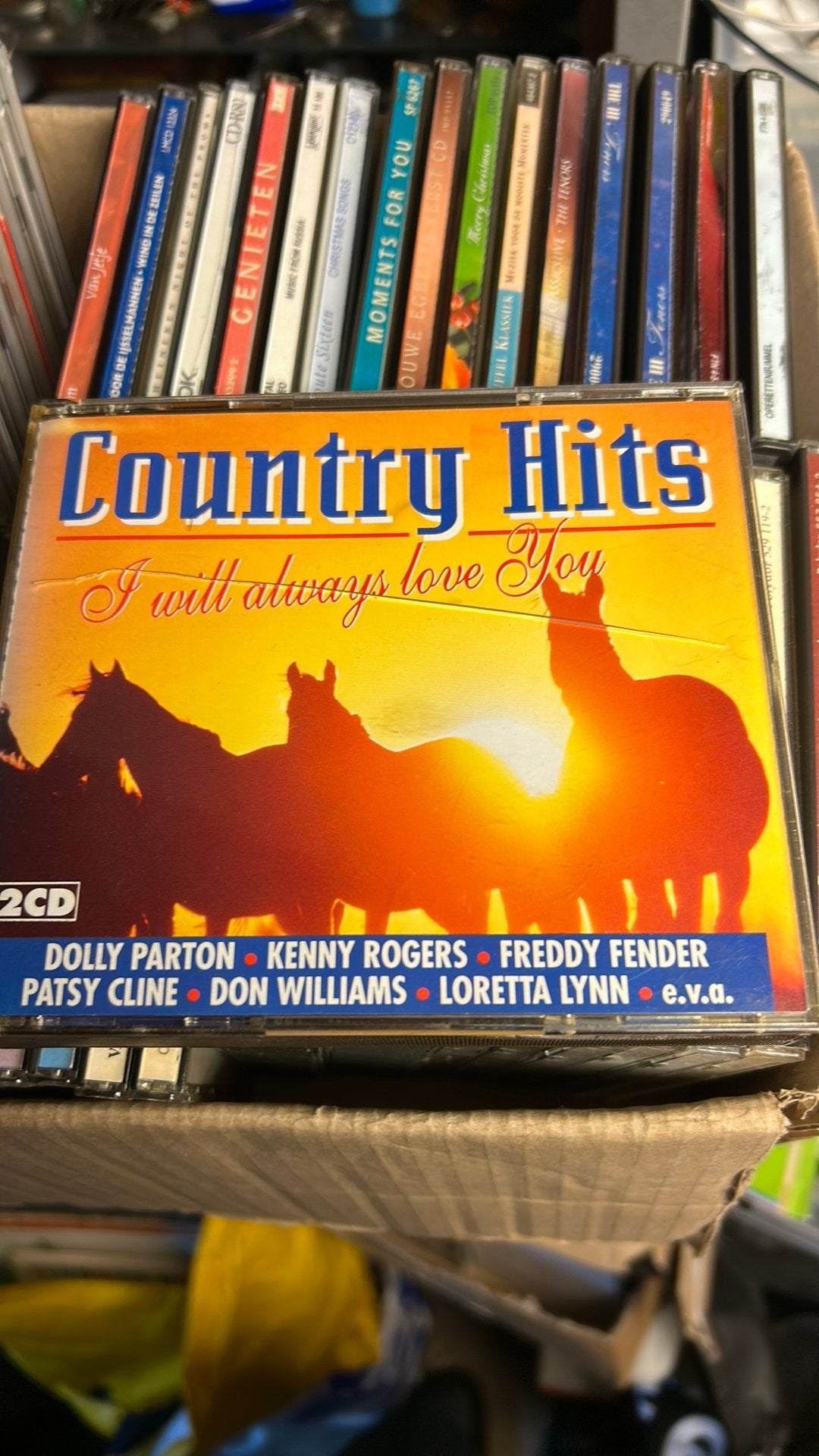 Country  hits - i will always live you , dolly parton, Ophalen of Verzenden, Zo goed als nieuw