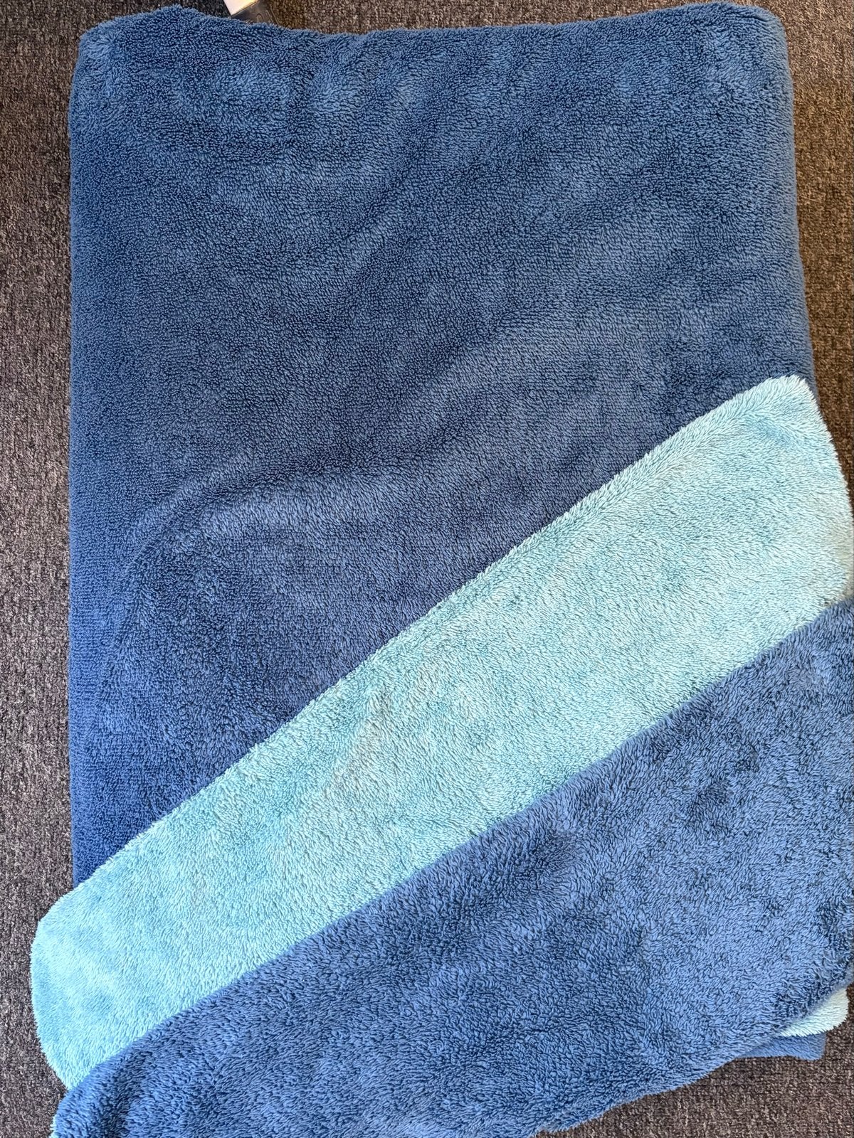 Optidee 1-persoons dekbedovertrek met kussensloop, Huis en Inrichting, Ophalen, Eenpersoons, Blauw, Dekbedovertrek