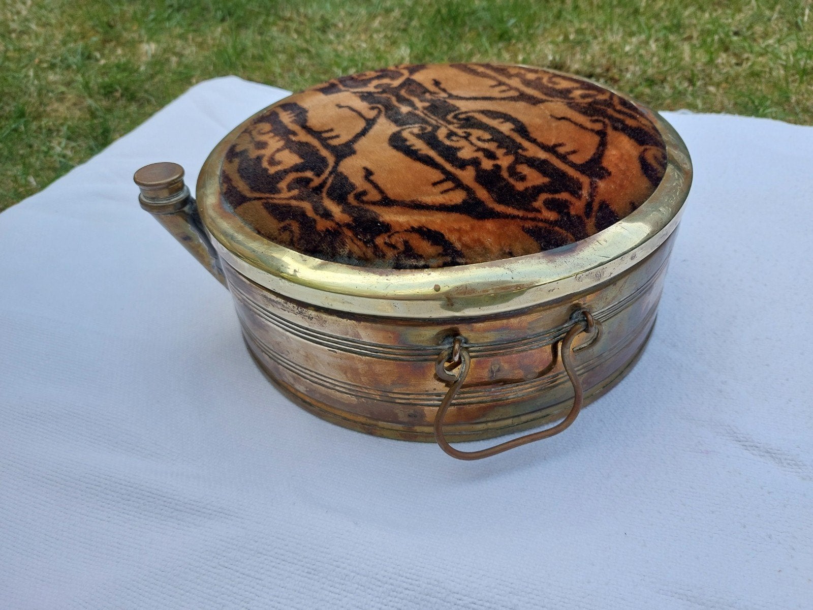 Antiek koperen stoofje, Ophalen of Verzenden, Koper