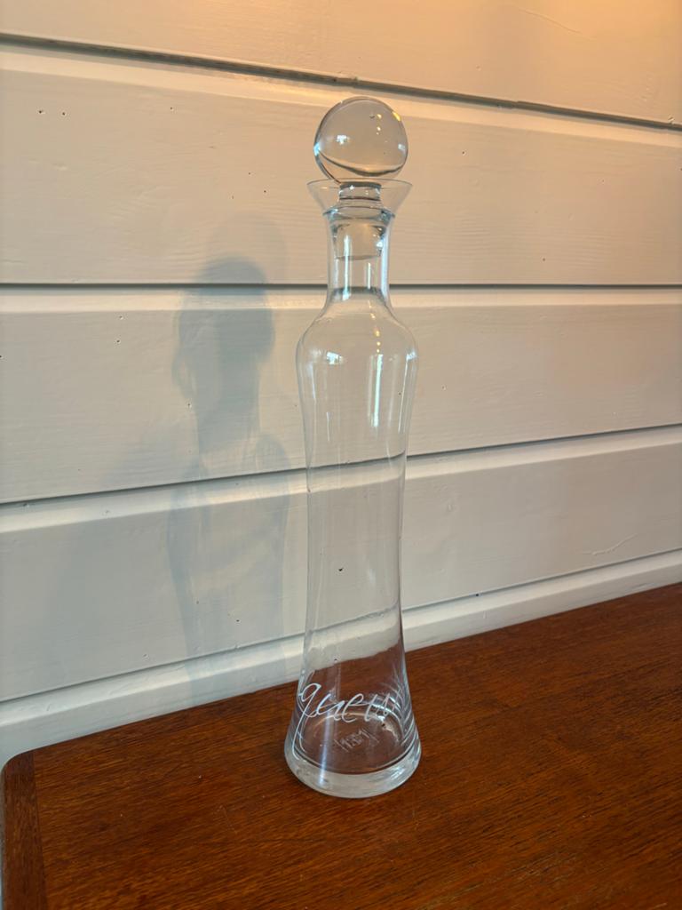 Rivièra Maison likeurfles - Elegant en stijlvol, Gebruikt, Overige kleuren, Ophalen of Verzenden, Glas