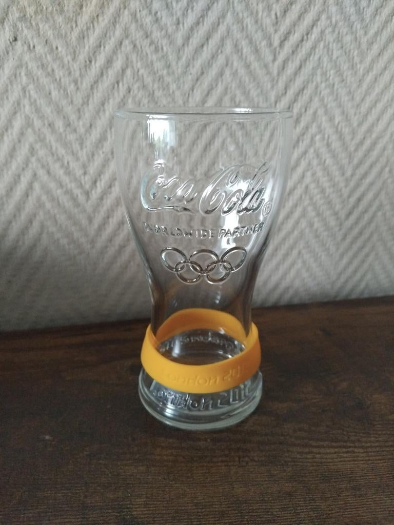 Coca-Cola Olympische Spelen Londen 2012 glas, Ophalen of Verzenden, Zo goed als nieuw