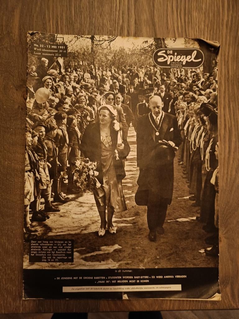 De Spiegel tijdschrift, No. 32 - 12 Mei 1951, Ophalen of Verzenden, Gelezen