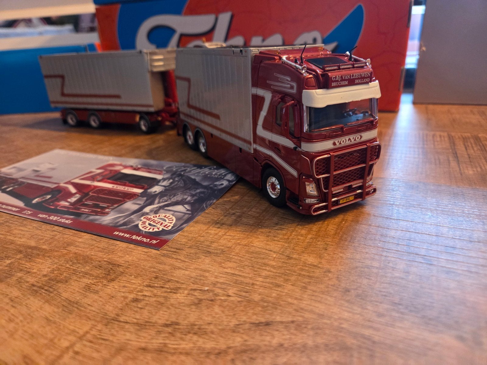 Tekno Volvo G&J van Leeuwen, Hobby en Vrije tijd, Ophalen of Verzenden, Nieuw, Bus of Vrachtwagen, Tekno