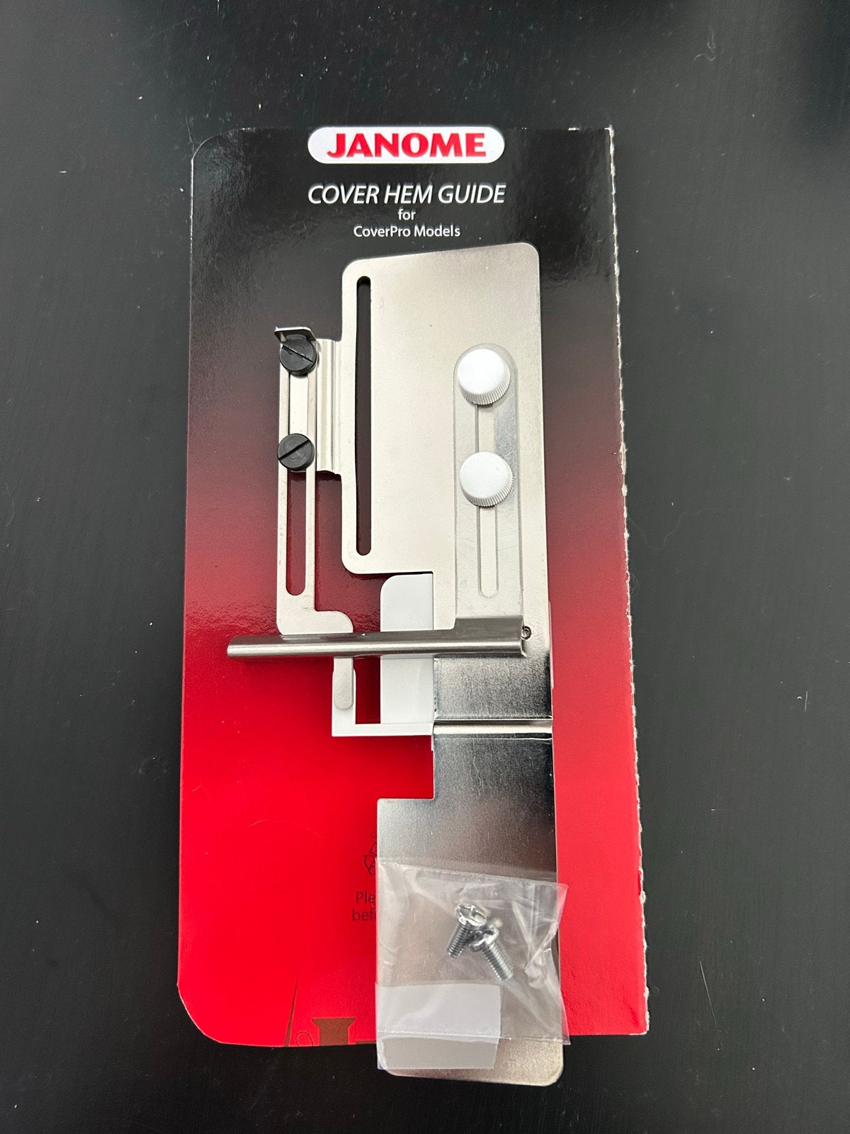 Janome Cover Zoomgeleider Groot voor CoverPro Modellen, Ophalen of Verzenden, Zo goed als nieuw, Toebehoren, Janome