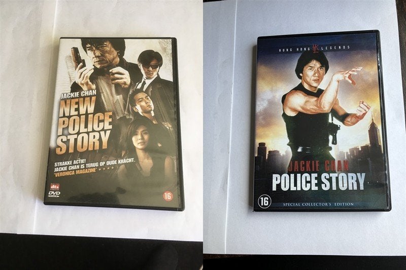 jackie chan dvd police story & new police story, Alle leeftijden, Ophalen of Verzenden, Zo goed als nieuw
