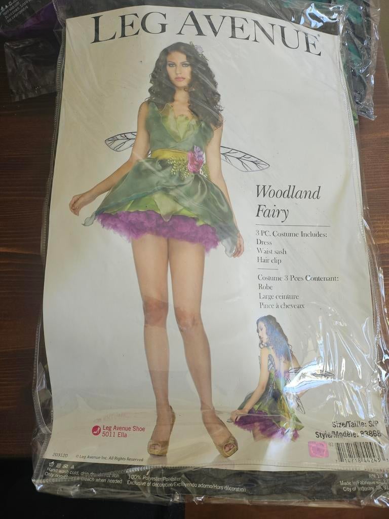 Woodland Fairy Kostuum - Complete Set, Ongebruikt, Nieuw, Ophalen of Verzenden, Overige thema's, Kleding