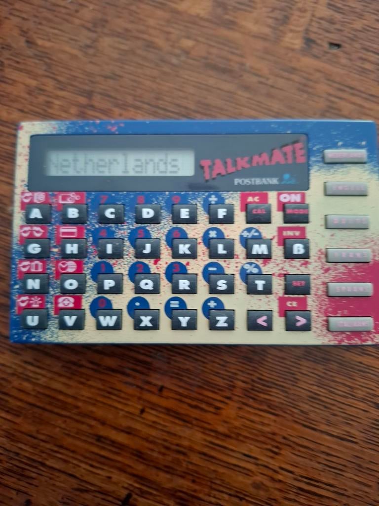 Postbank talk mate     nostalgie, Ophalen of Verzenden