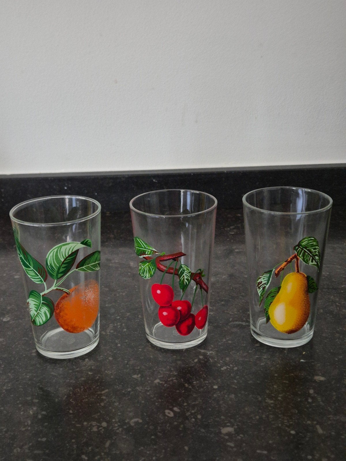 Vintage sapglazen VMC Reims, Verzamelen, Ophalen of Verzenden, Zo goed als nieuw, Frisdrankglas