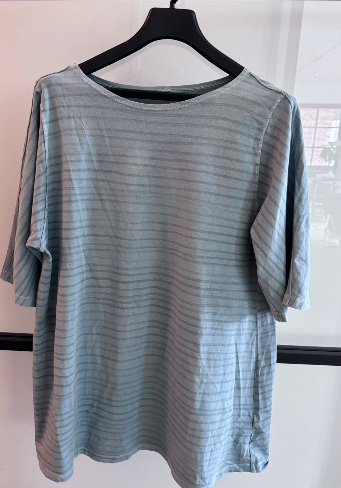 Ischiko Oska shirt maat 3 lichtblauw gestreept, Blauw, Maat 46/48 (XL) of groter, Ophalen of Verzenden, Ischiko